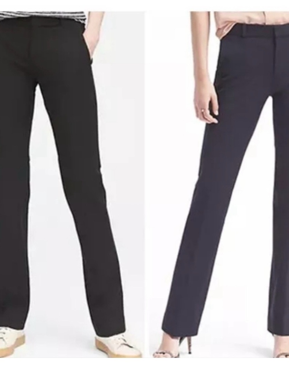 Banana Republic Women’s Jackson Fit Stretch Black Trouser Pants. Size 6